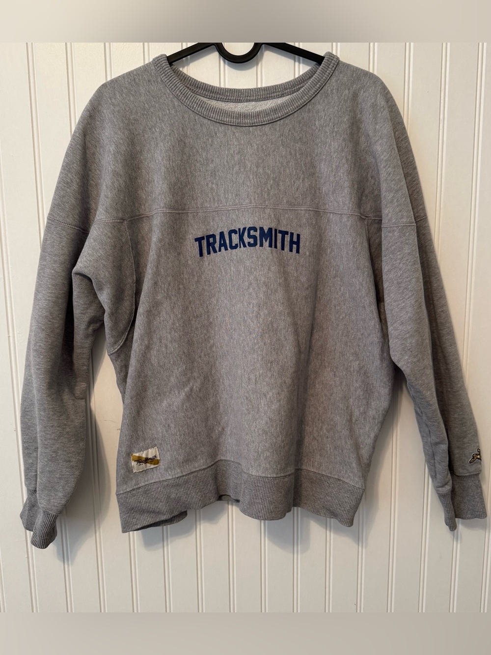 Tracksmith Sweatshirt Gray and Blue